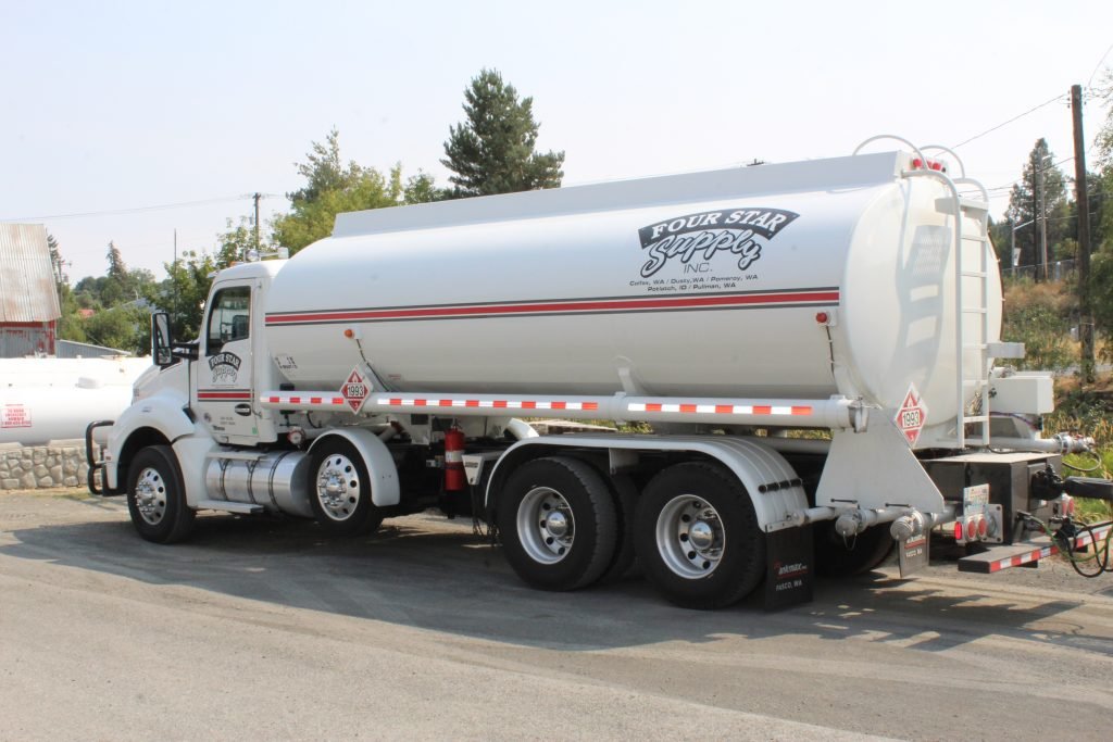 An Image of Four Star Supply Fuel Truck