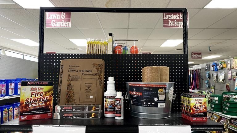 An Image of Four Star Supply Fire Starters, Safety Matches, and Lawn & Leaf Bags