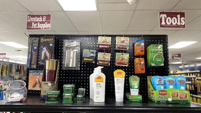 An Image of Four Star Supply's Selection of Hand and Lip Balm, Skin Care, and Pocket Knives