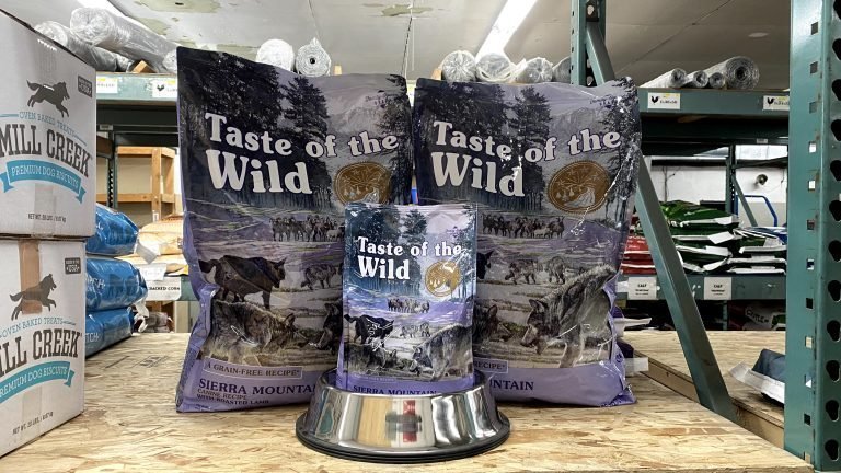 An Image of Four Star Supply's Selection of Taste Of The Wild Brand Pet Food