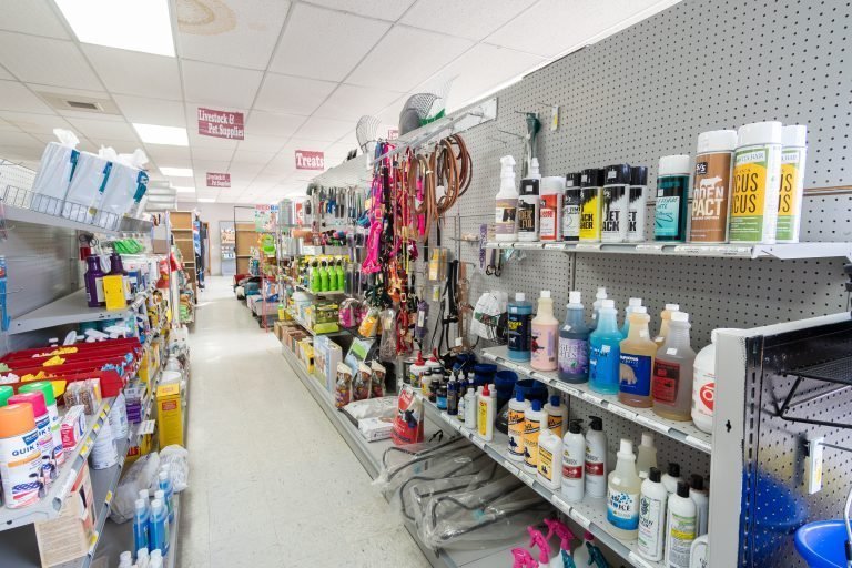 Store Aisle at Four Star Supply with Various Products