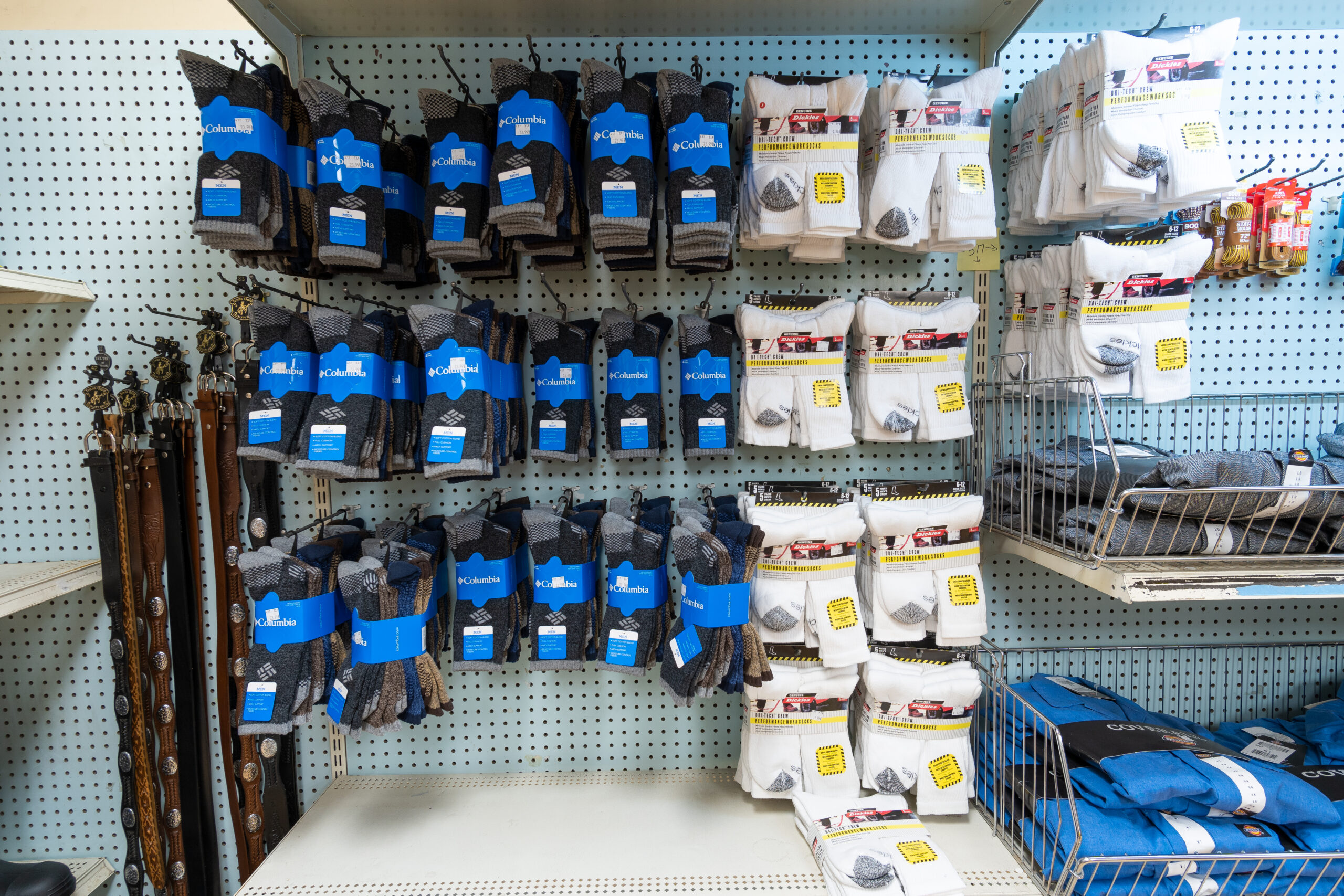 Moisture wicking work socks for sale at a Four Star Supply