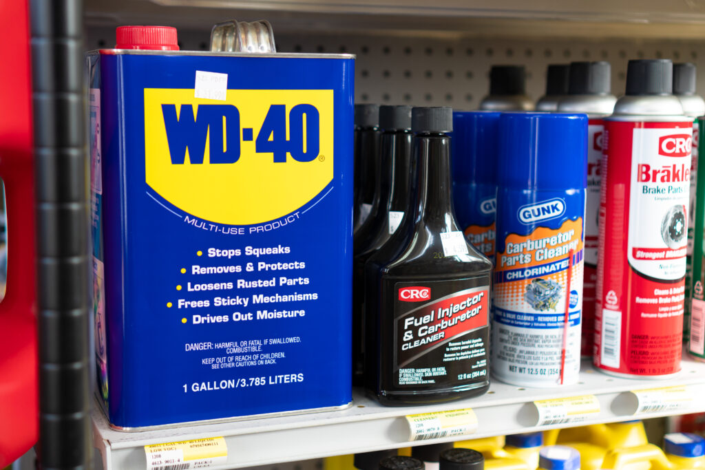 WD-40, Carburetor Cleaner, and Brakleen Sold at Four Star Supply