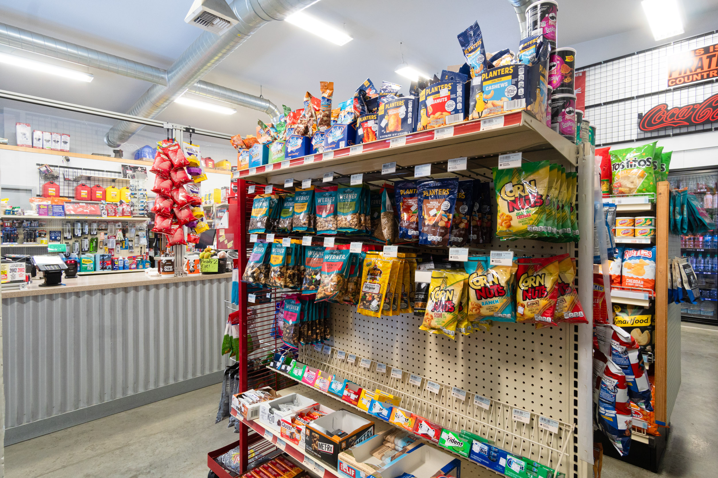 Werner, Planters, Corn Nuts & other snack brands available for sale at Four Star Supply