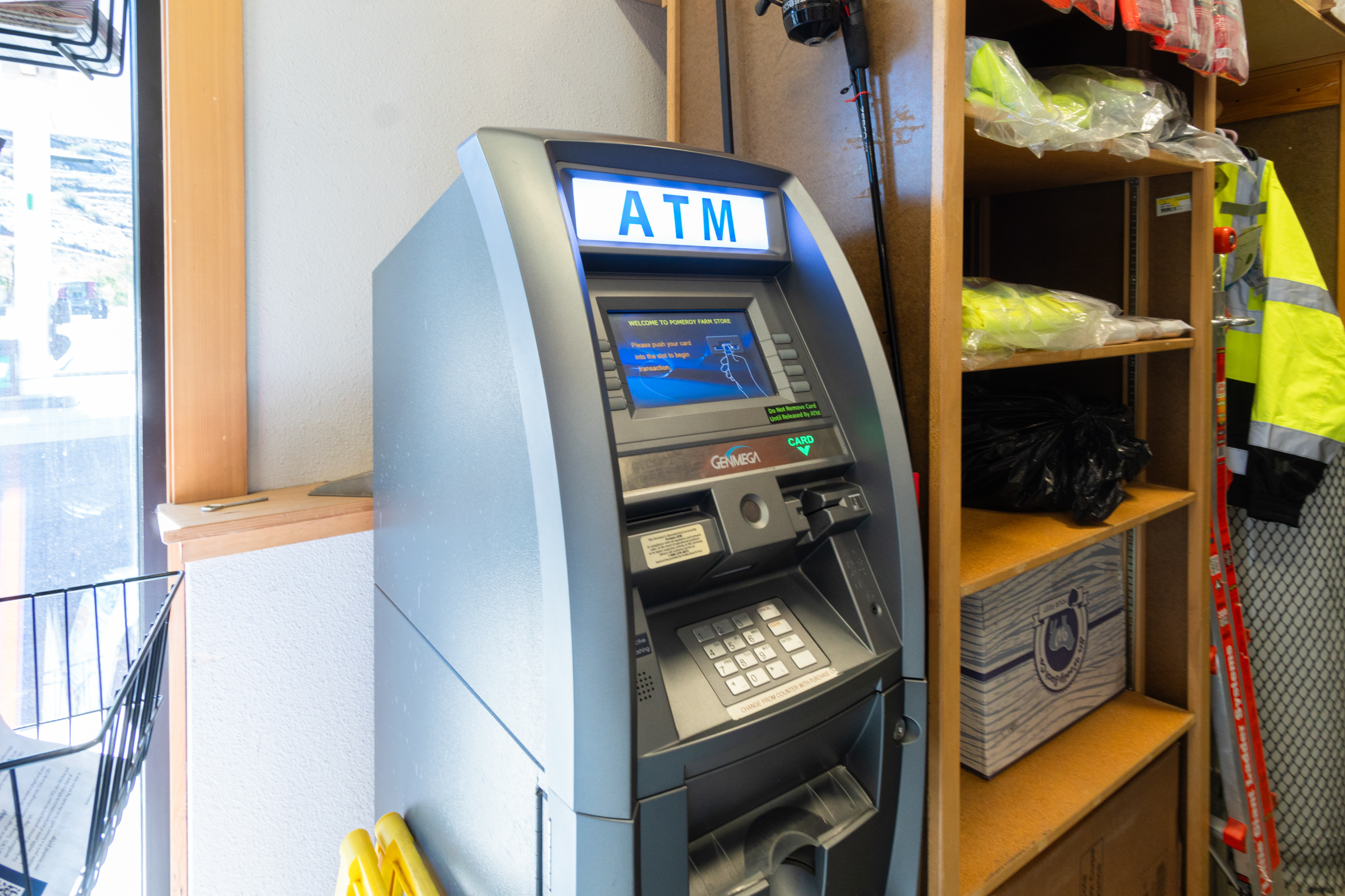 An ATM at a Four Star Supply owned convenience store