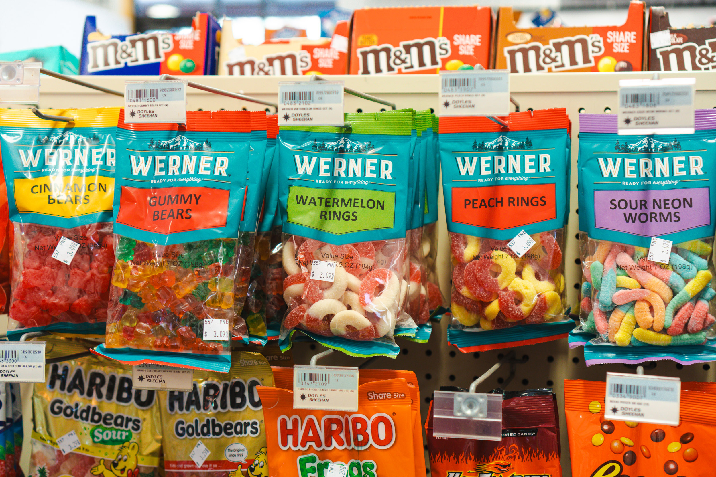 Werner brand snacks available at a Four Star Supply Owned Convenience Store