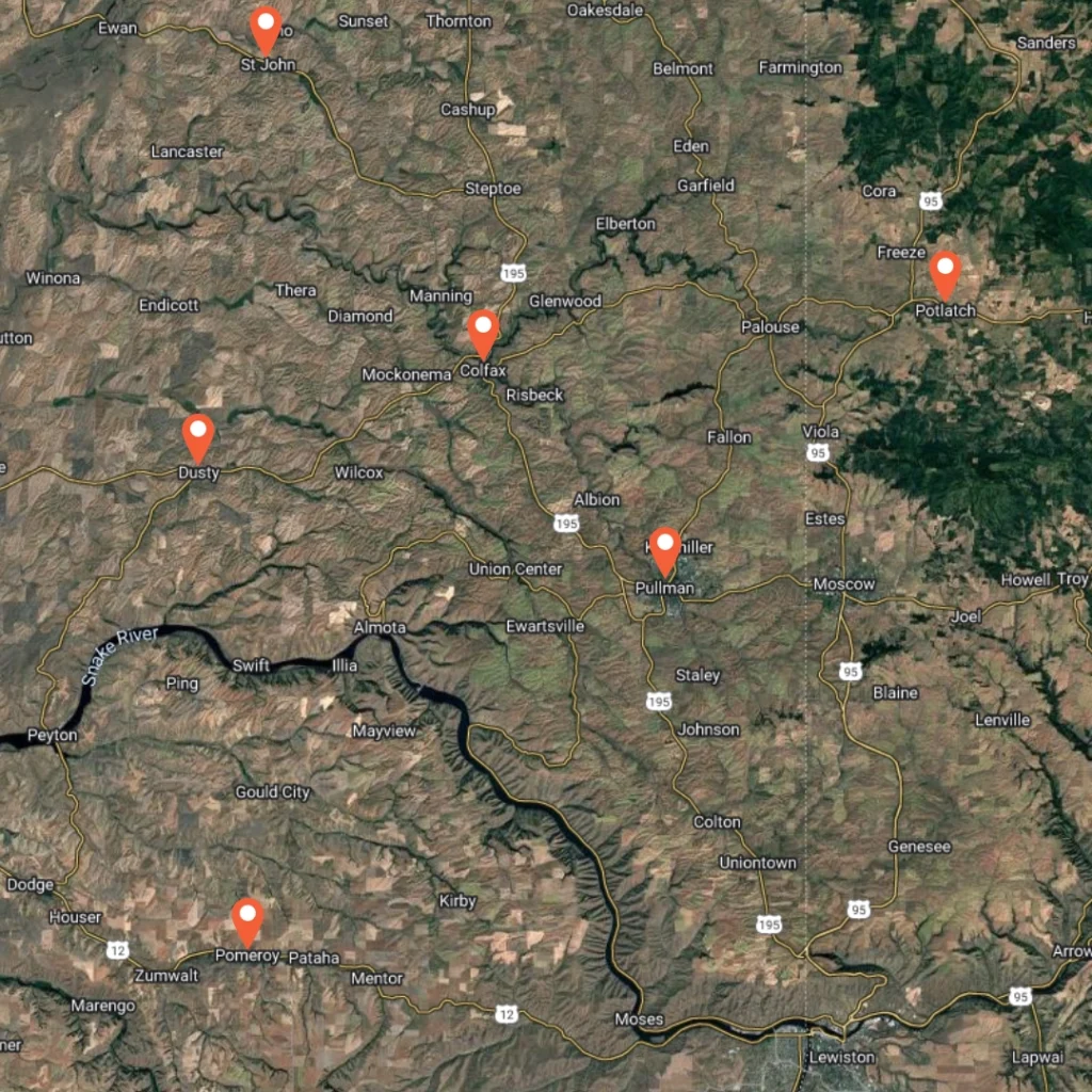 Four Star Supply has locations in Colfax, Dusty, Pomeroy, Pullman and St. John, WA, and Potlatch, ID