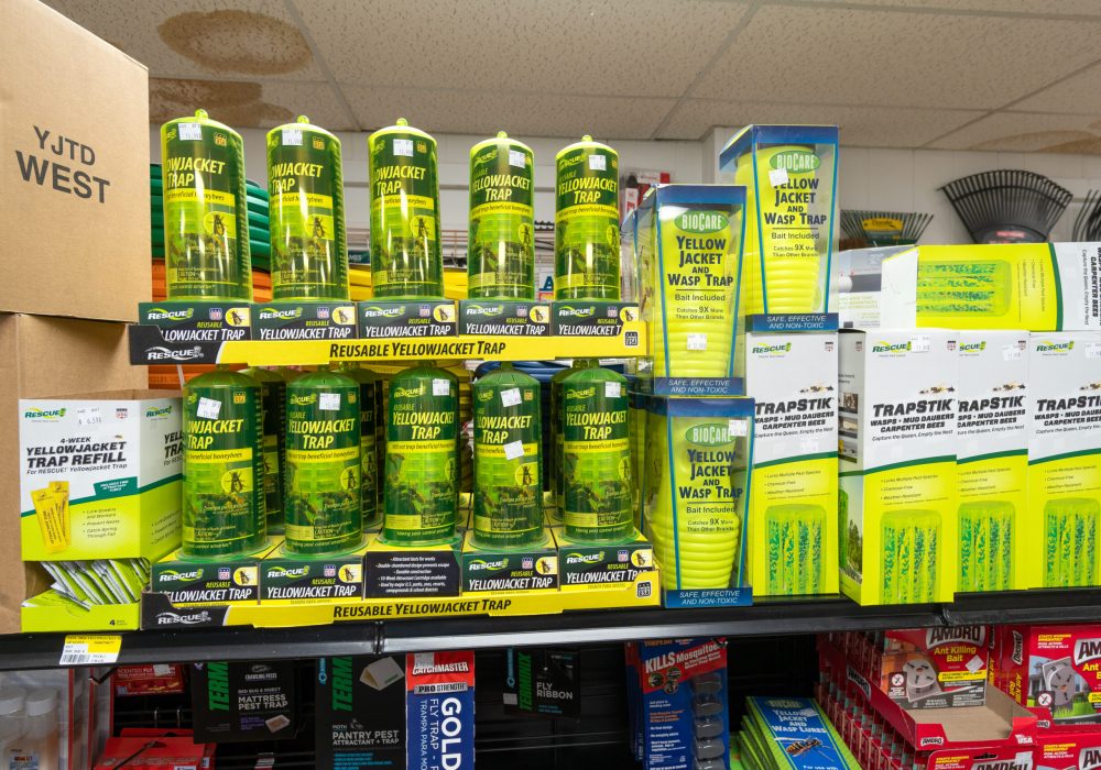 An assortment of wasp & yellowjacket traps