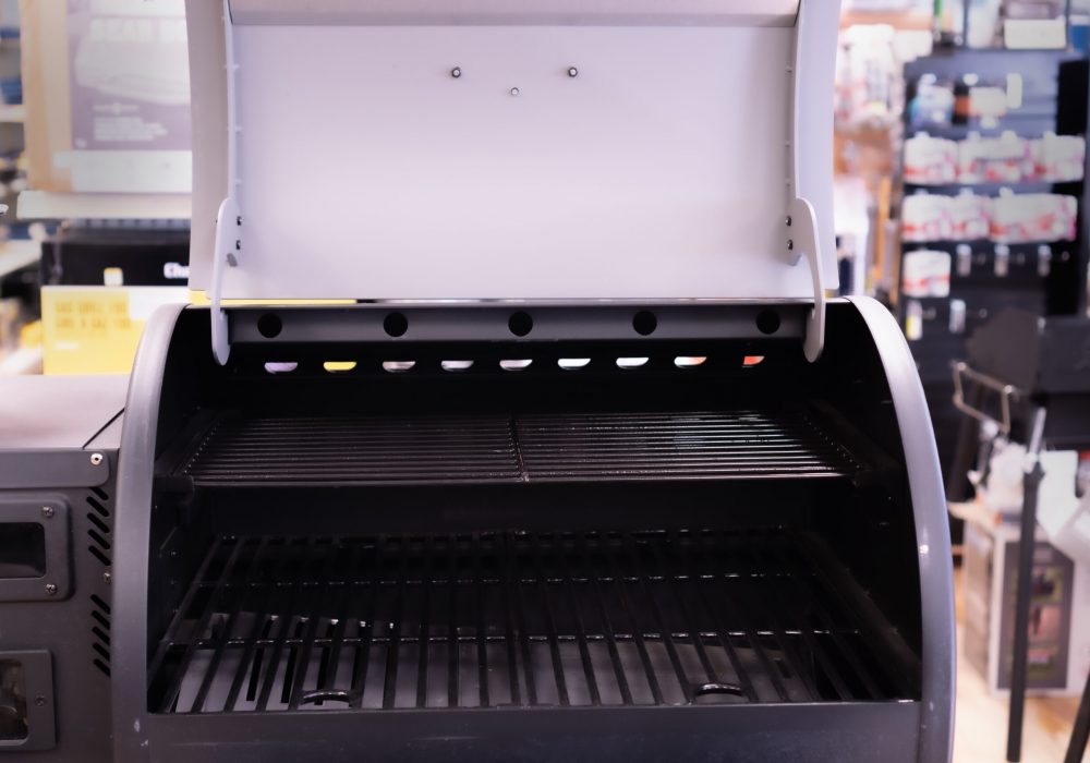 An open grill