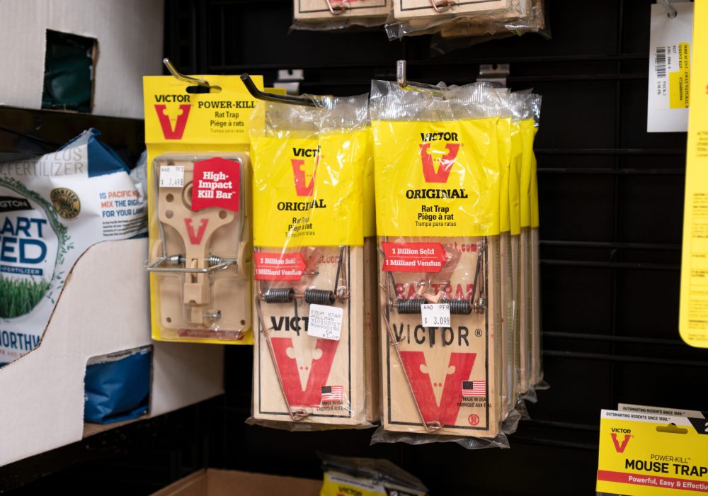 Victor brand mousetraps & rat traps