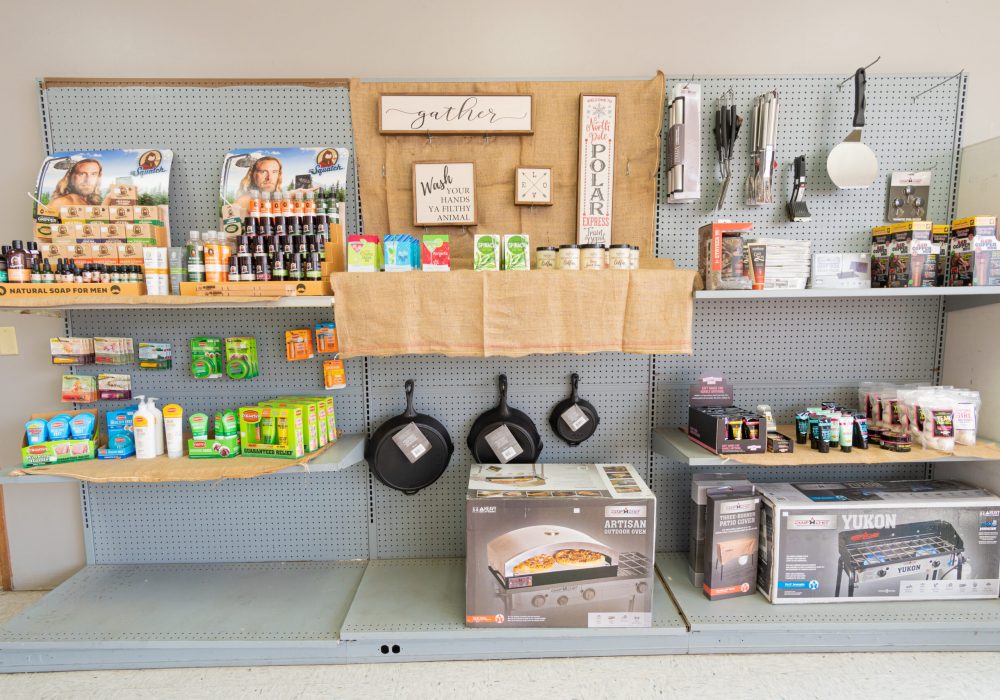 Various products, including grills & grill accessories like outdoor ovens, spatulas, cast iron pans, & cast iron cleaner and available for sale at Four Star Supply