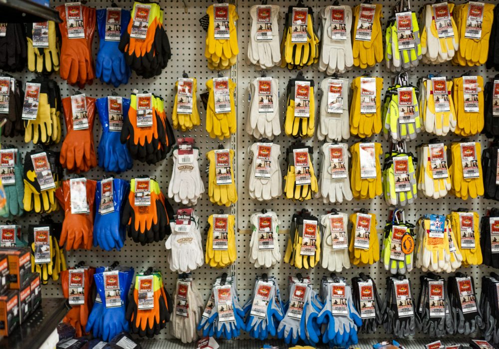 Work Gloves for sale at a Four Star Supply