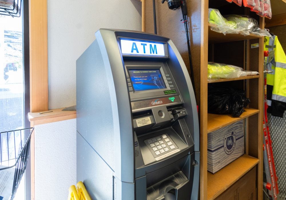 An ATM at a Four Star Supply owned convenience store