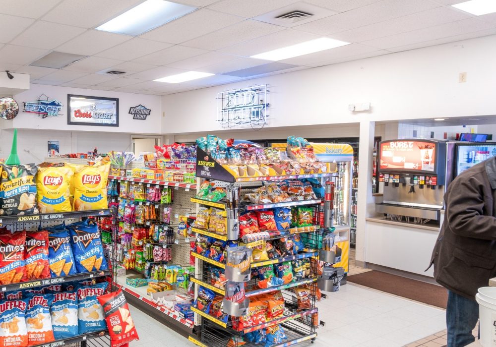 An Image of Four Star Supply Snacks, Chips, & Beverages