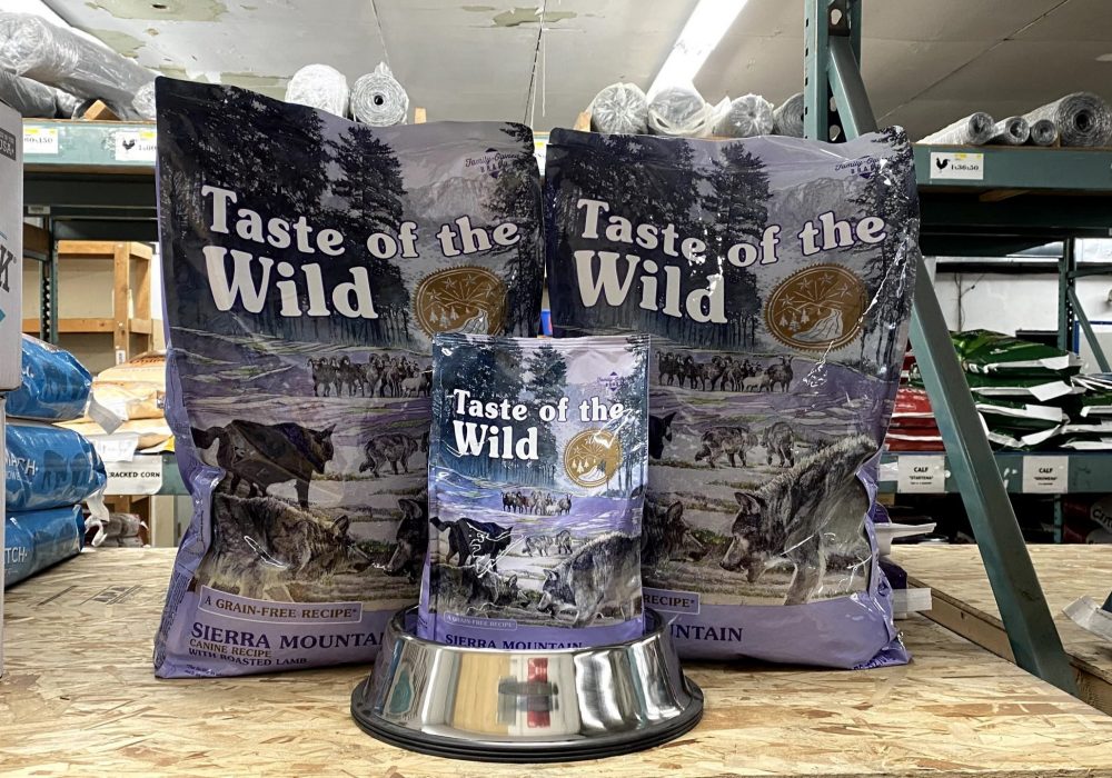 An Image of Four Star Supply's Selection of Taste Of The Wild Brand Pet Food