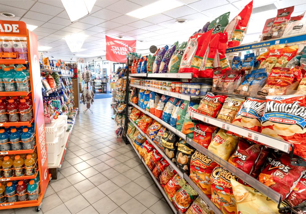 Chips & Gatorade available for sale at Four Star Supply
